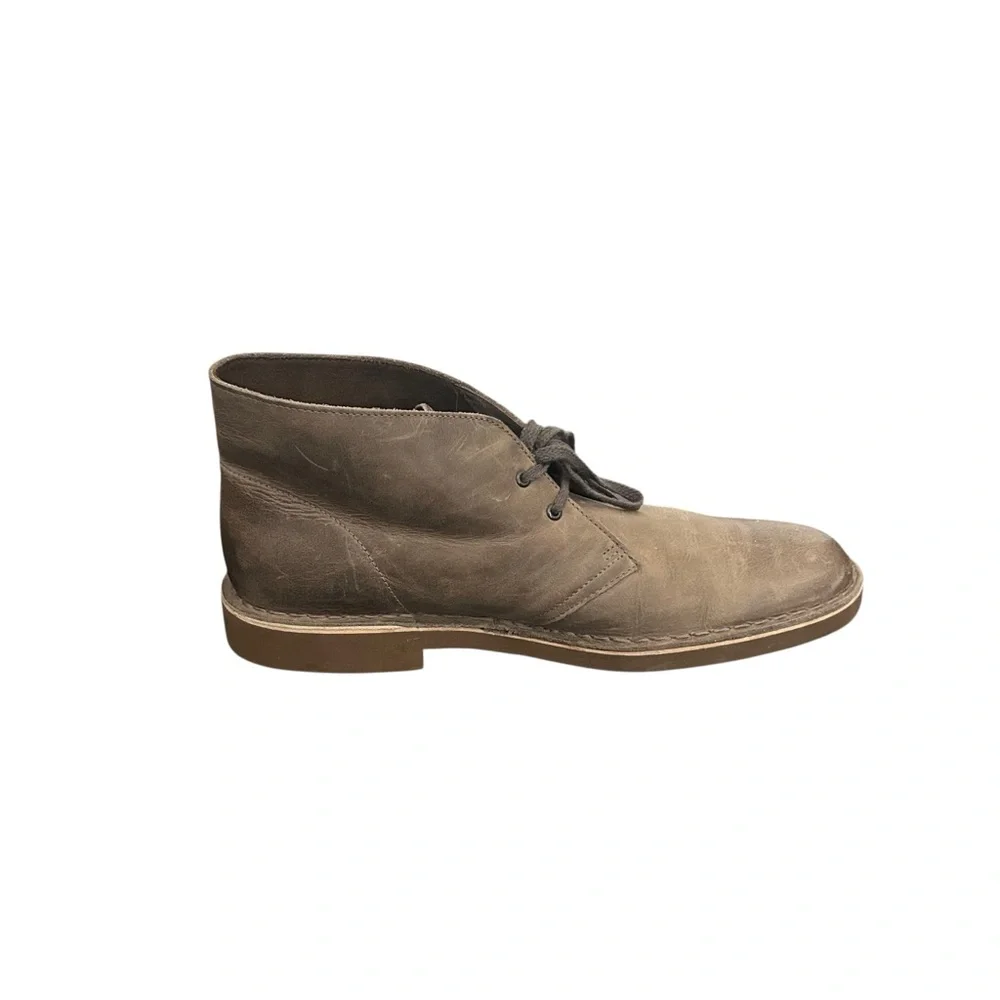 Clarks Men’s Bushacre 2 Chukka Boots 26130579 Brown Leather Size 11